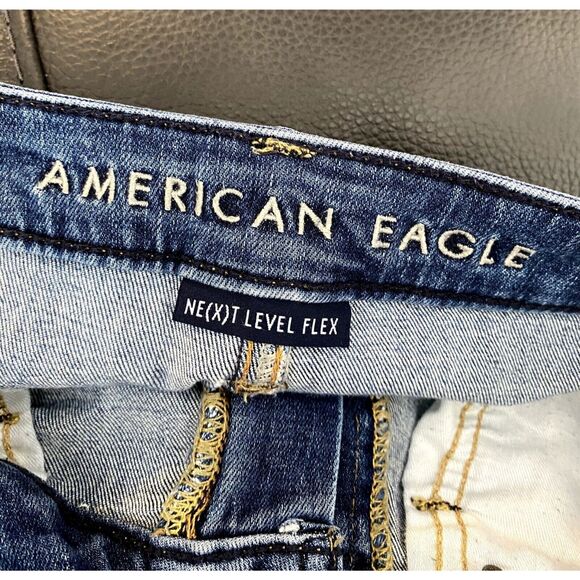 American Eagle Next Level Flex Men's Size 28 x 30 Jeans Athletic Fit Medium Wash - Picture 3 of 9
